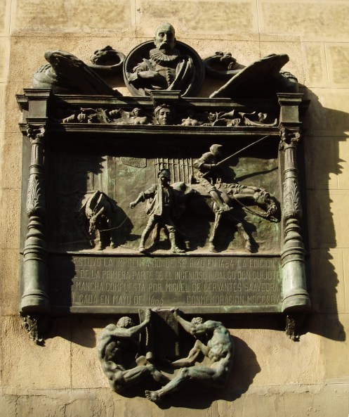Placa_edición_príncipe_Quijote_1604