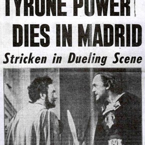 La Trágica Muerte de Tyrone Power en Madrid: Detalles del Fatídico&nbsp;Incidente